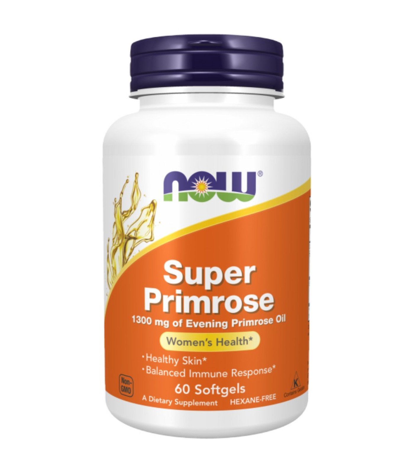 NOW Foods - Super Primrose Oil 1300 mg (60 дози)