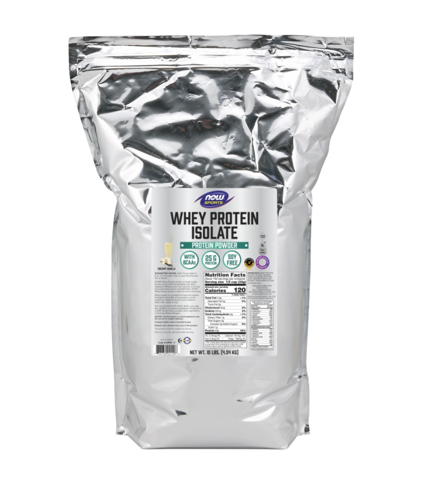 NOW Foods - Whey Protein Isolate (138 дози)