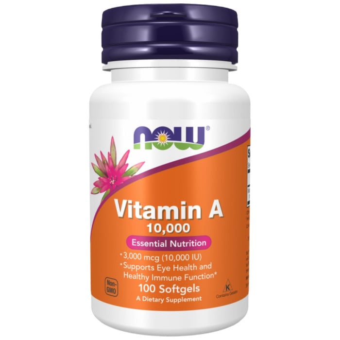 NOW Foods - Vitamin A 10000 IU (100 дози)