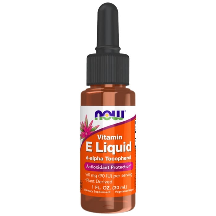 NOW Foods - Natural Vitamin E Liquid | d-alpha Tocopherol (150 дози)
