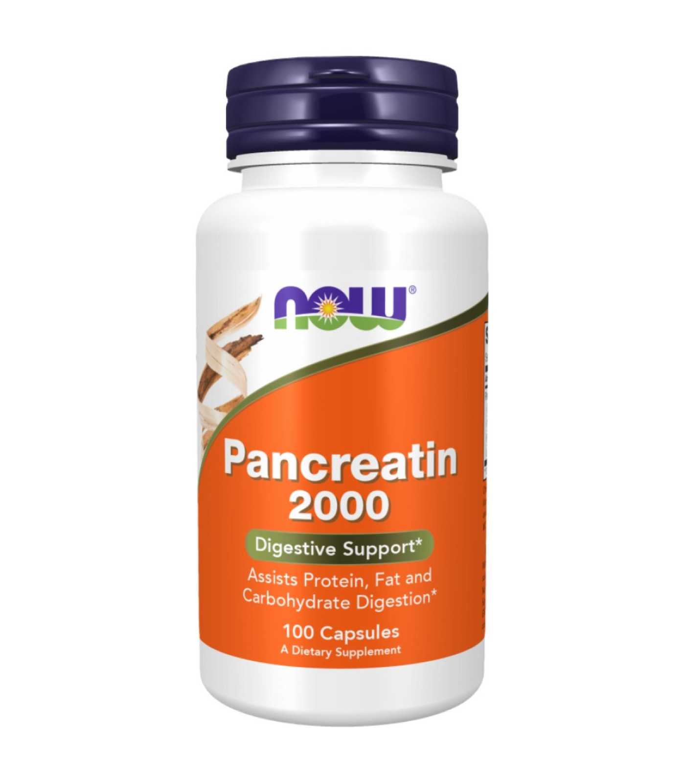 NOW Foods - Pancreatin 2000 (100 дози)