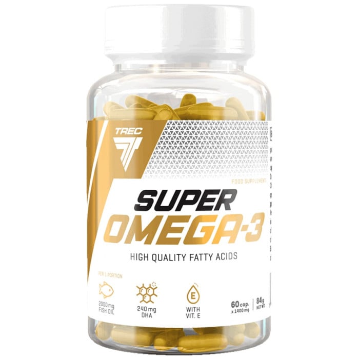 Trec Nutrition - Super Omega-3 / 60 Гел капсули, 30 дози