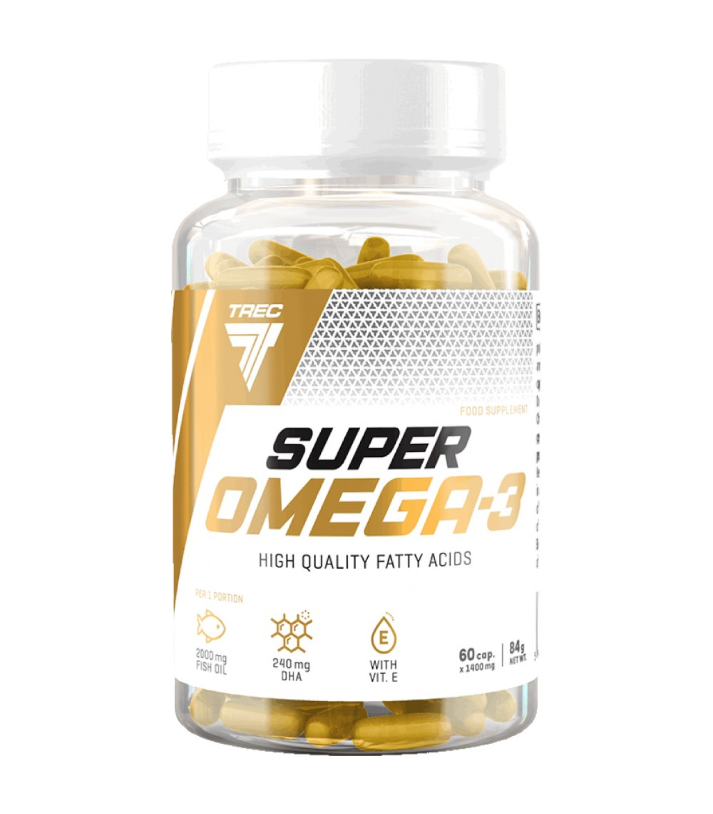 Trec Nutrition - Super Omega-3 / 60 Гел капсули, 30 дози