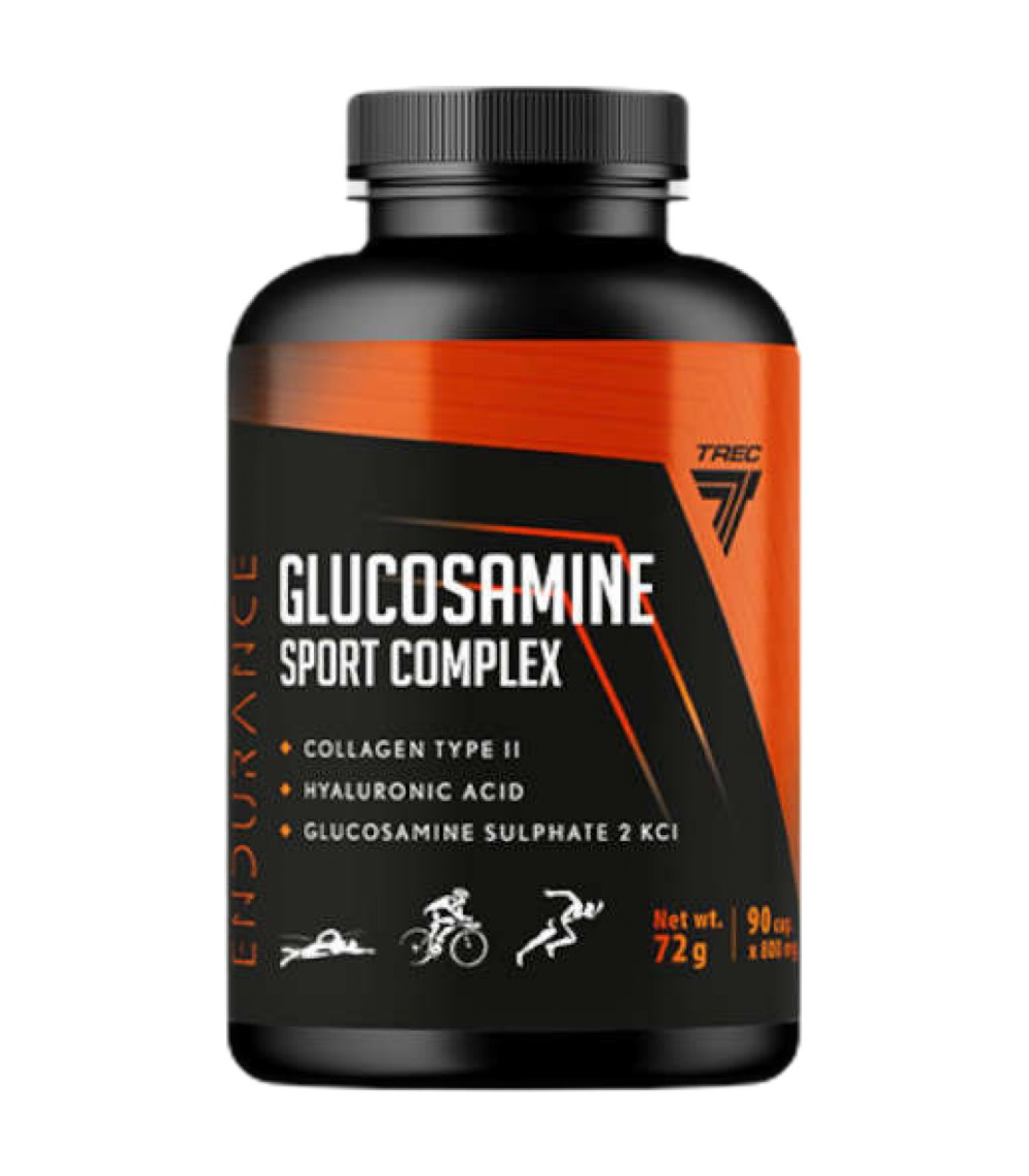 Trec Nutrition - Glucosamine Sport Complex | with Hyaluronic Acid & Collagen Type II / 90 капсули, 30 дози
