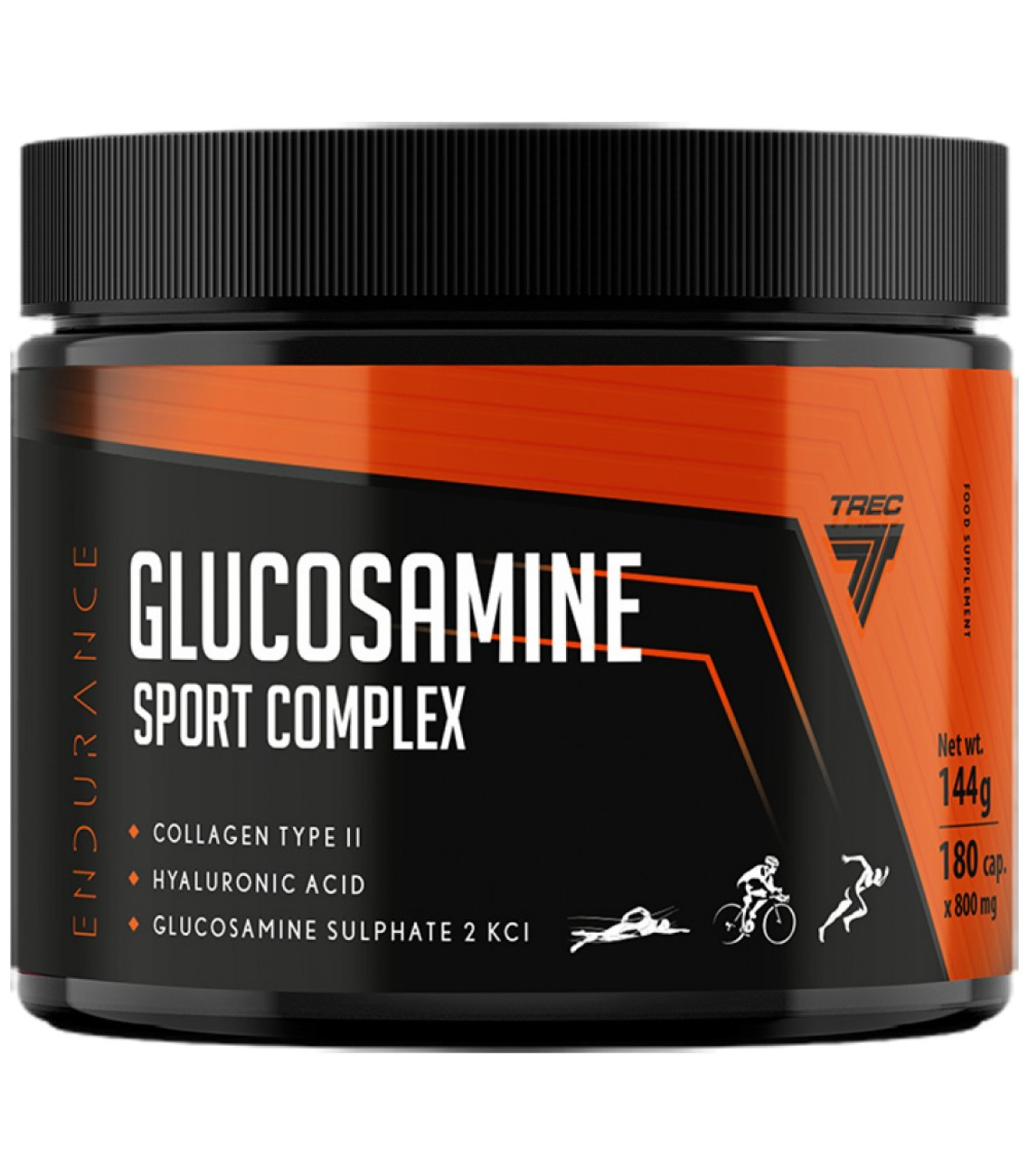 Trec Nutrition - Glucosamine Sport Complex | with Hyaluronic Acid & Collagen Type II / 180 капсули, 60 дози