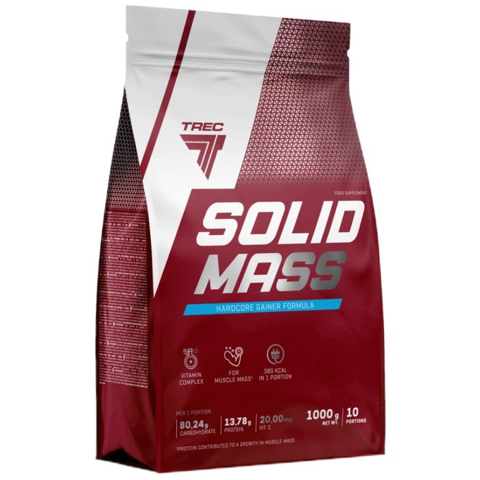 Trec Nutrition - Solid Mass | Hardcore Gainer Formula / 1000 грама