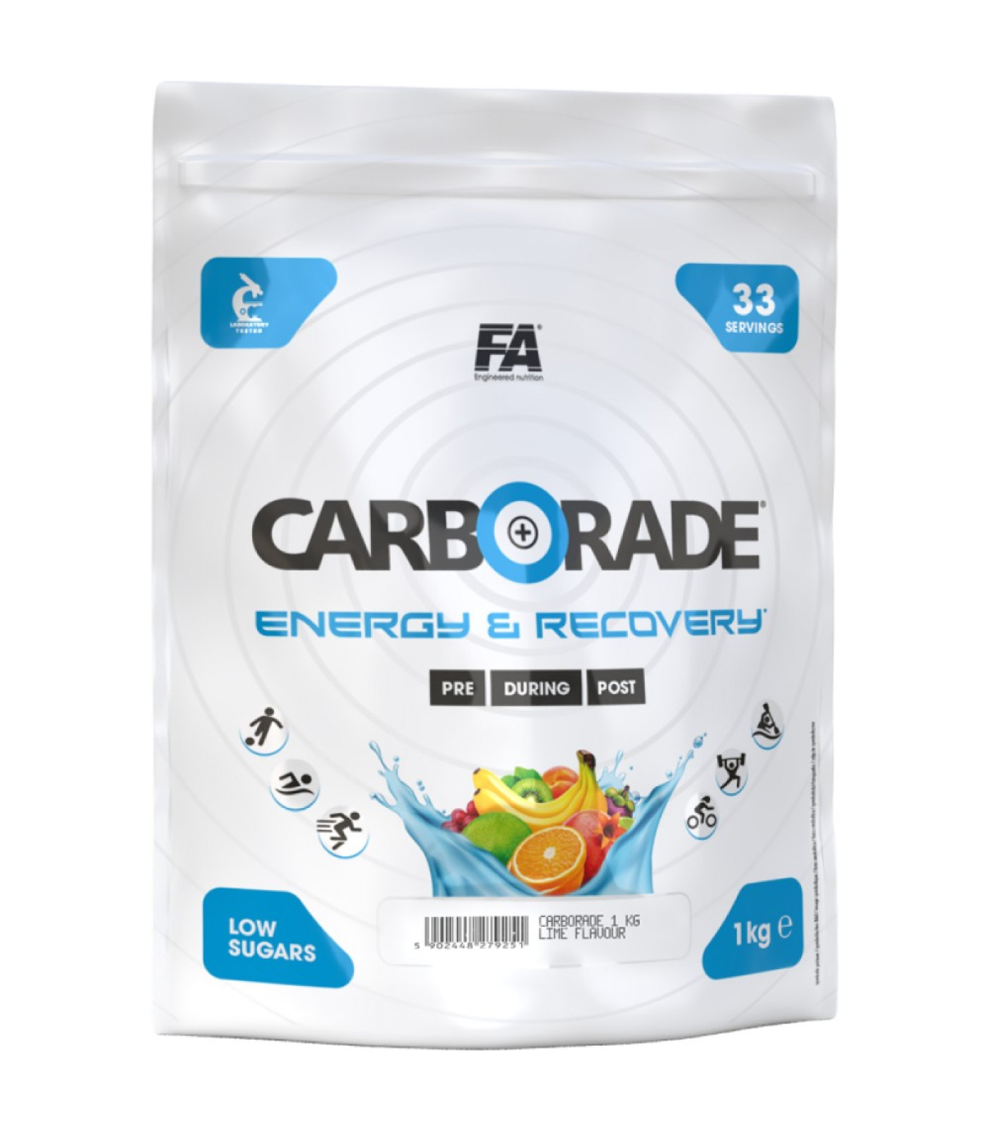 FA Nutrition - Carborade | Energy & Recovery Formula (33 дози)