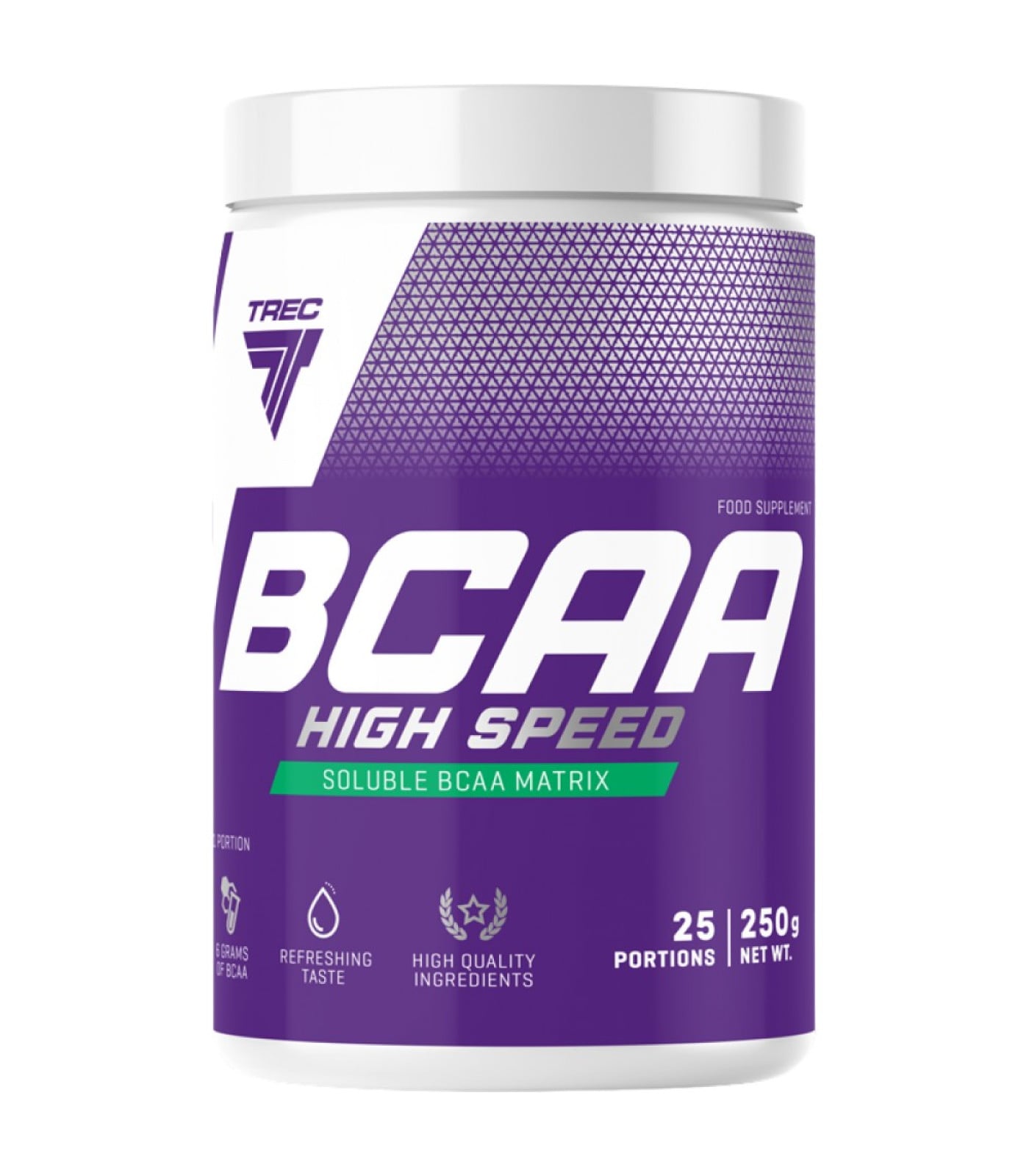 Trec Nutrition - BCAA High Speed | Soluble BCAA Matrix / 250 грама, 25 дози