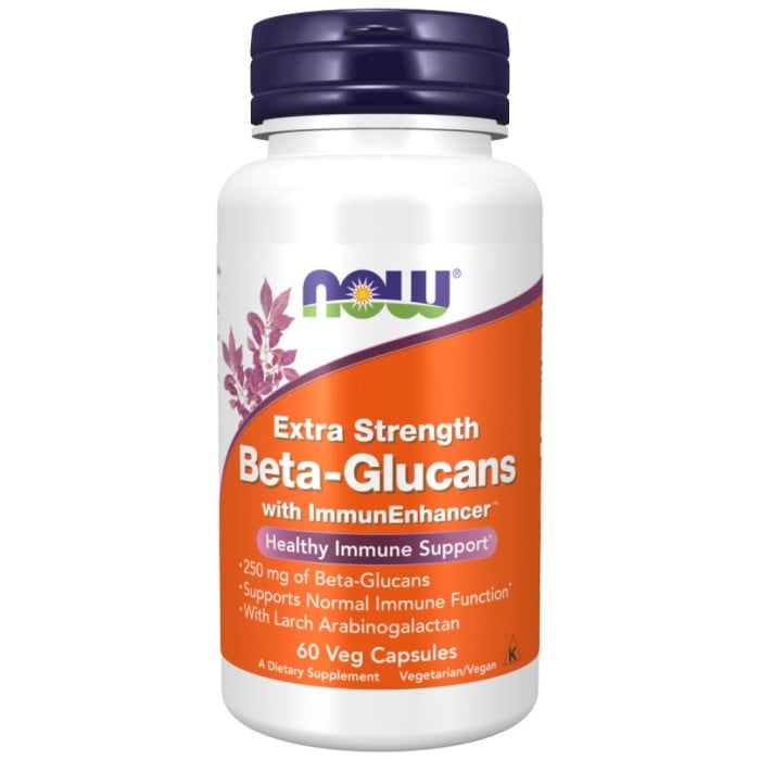 NOW Foods - Beta 1,3/1,6 Glucan 250 mg (60 дози)