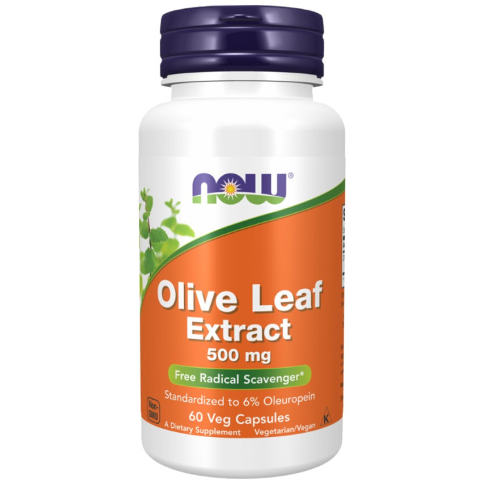 NOW Foods - Olive Leaf Extract 500 mg (60 дози)
