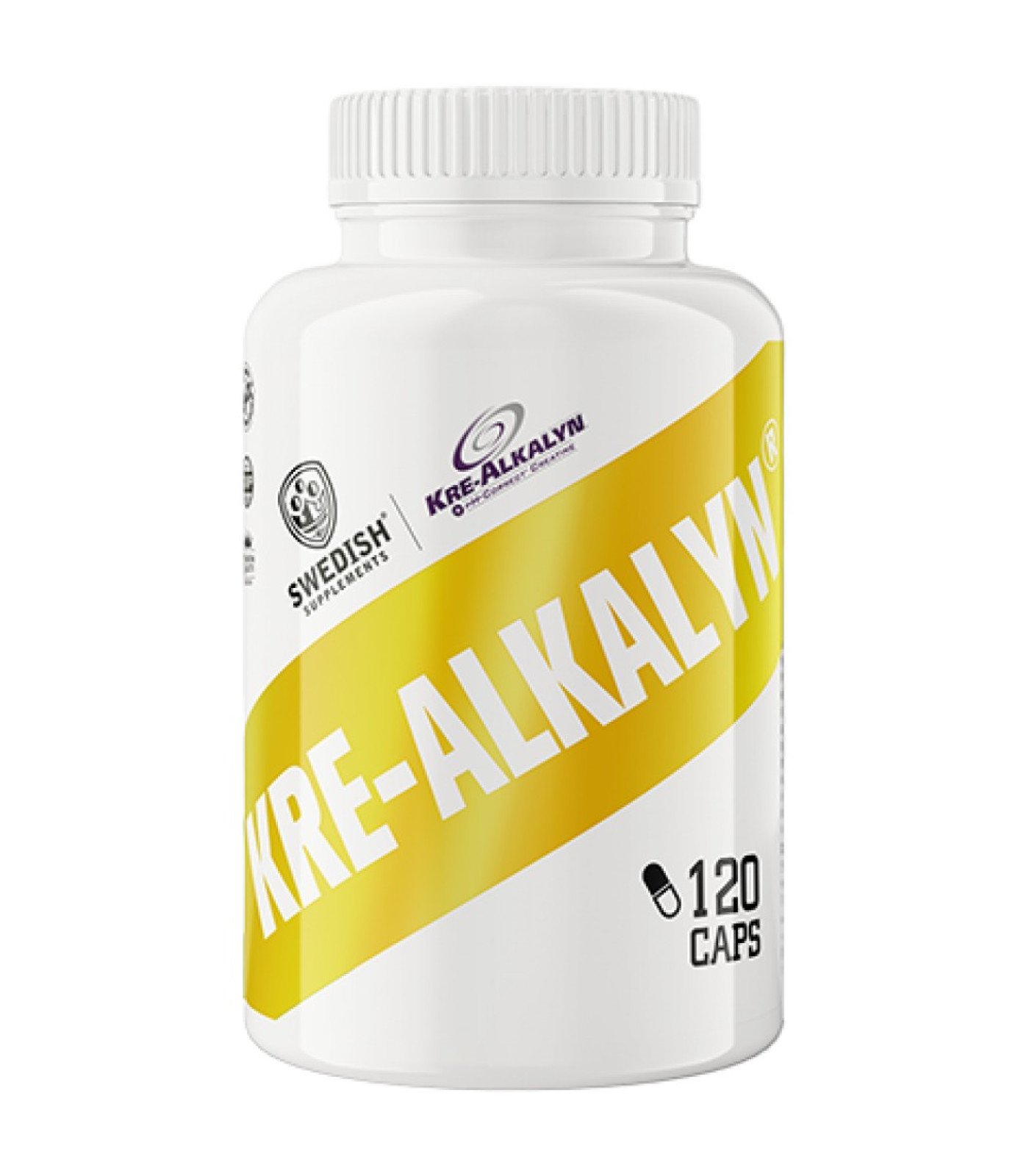 SWEDISH Supplements - Kre-Alkalyn 750 mg / 120 капсули, 30 дози