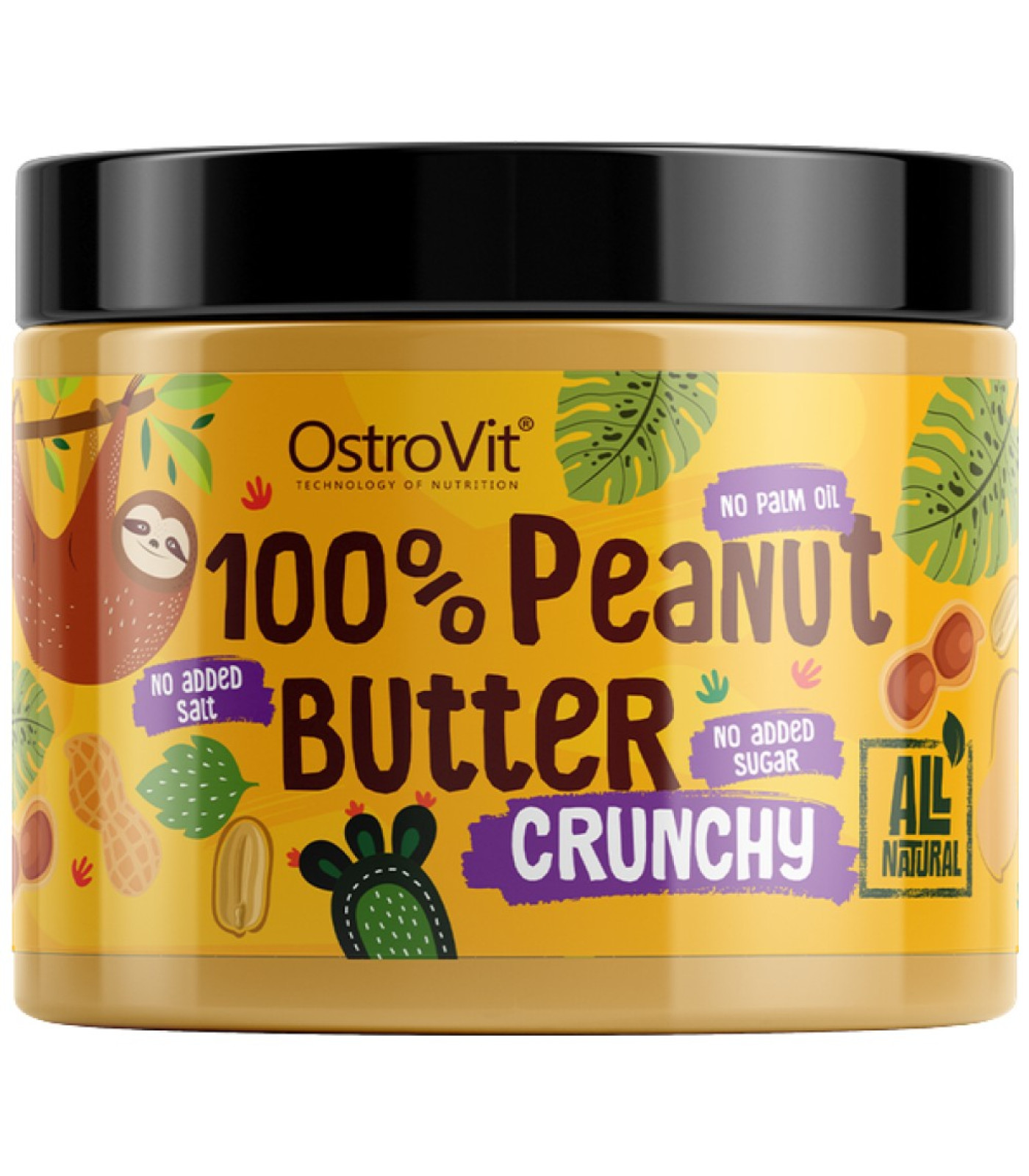OstroVit - 100% Peanut Butter Crunchy / 500 грама