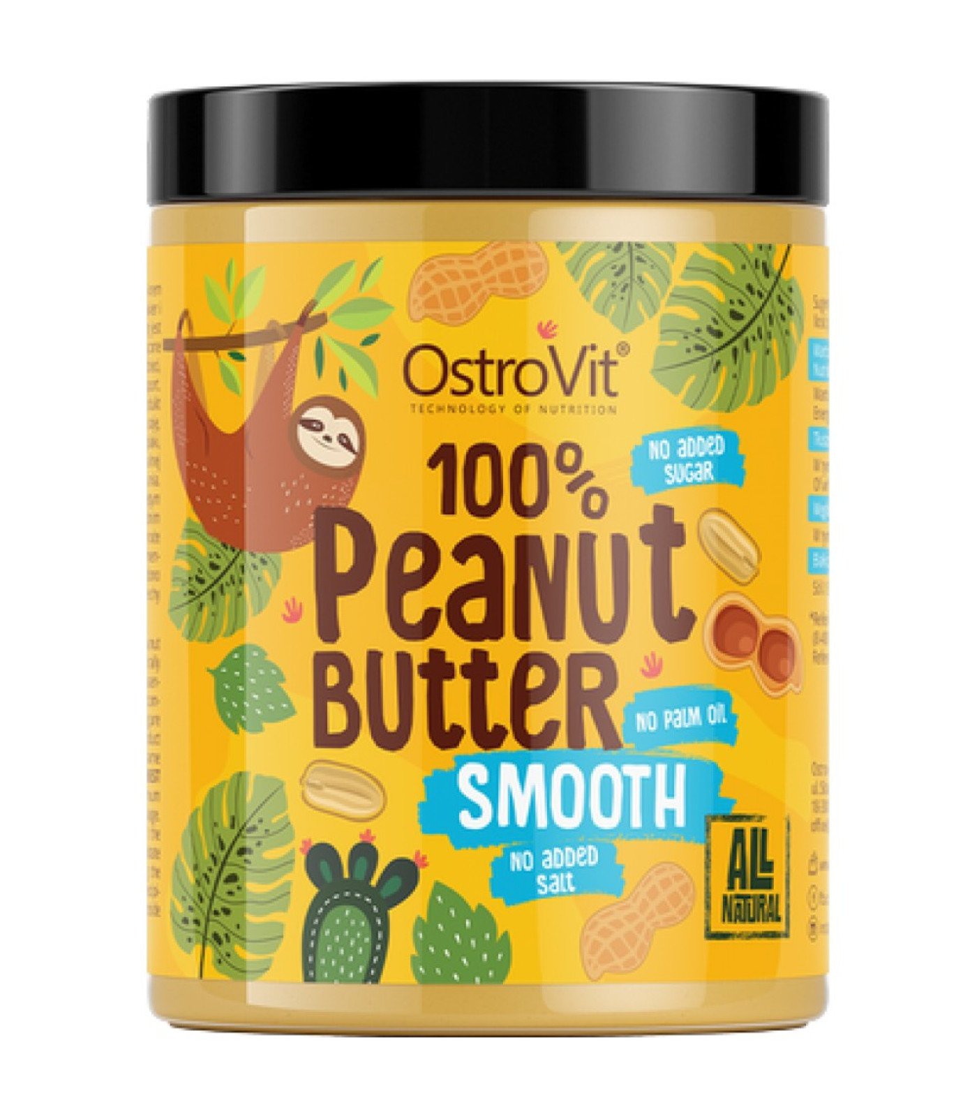OstroVit - 100% Peanut Butter Smooth / 1000 грама
