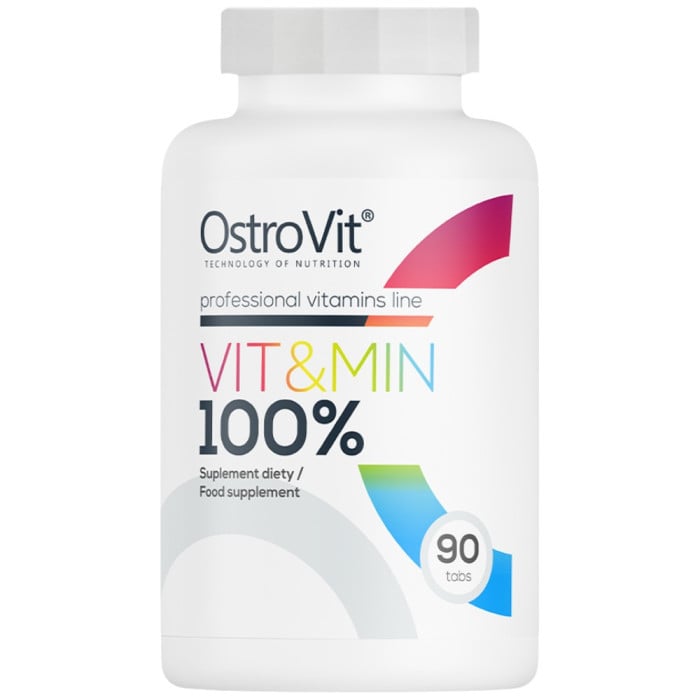 OstroVit - 100% Vit&Min / 90 Таблетки, 45 дози
