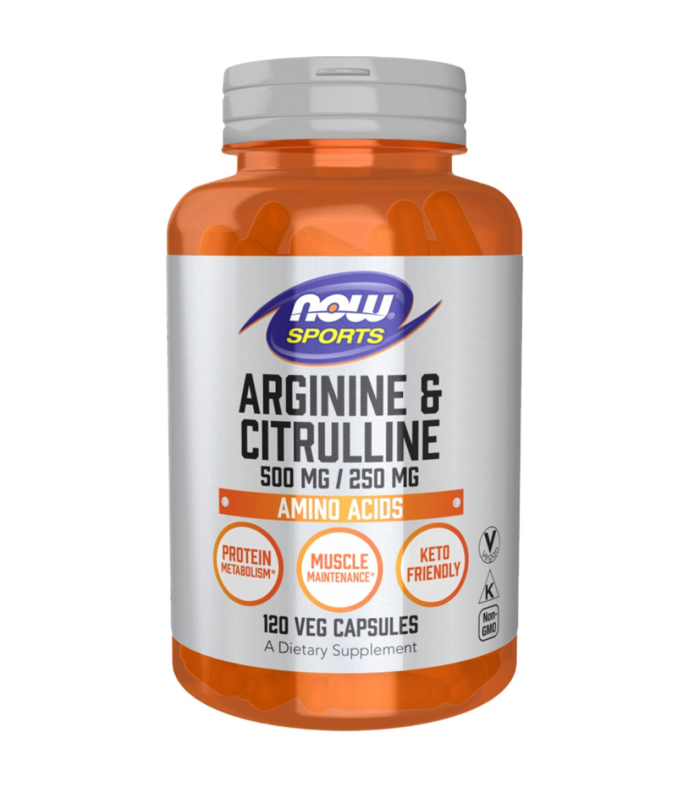 NOW Foods - Arginine & Citrulline (120 дози)