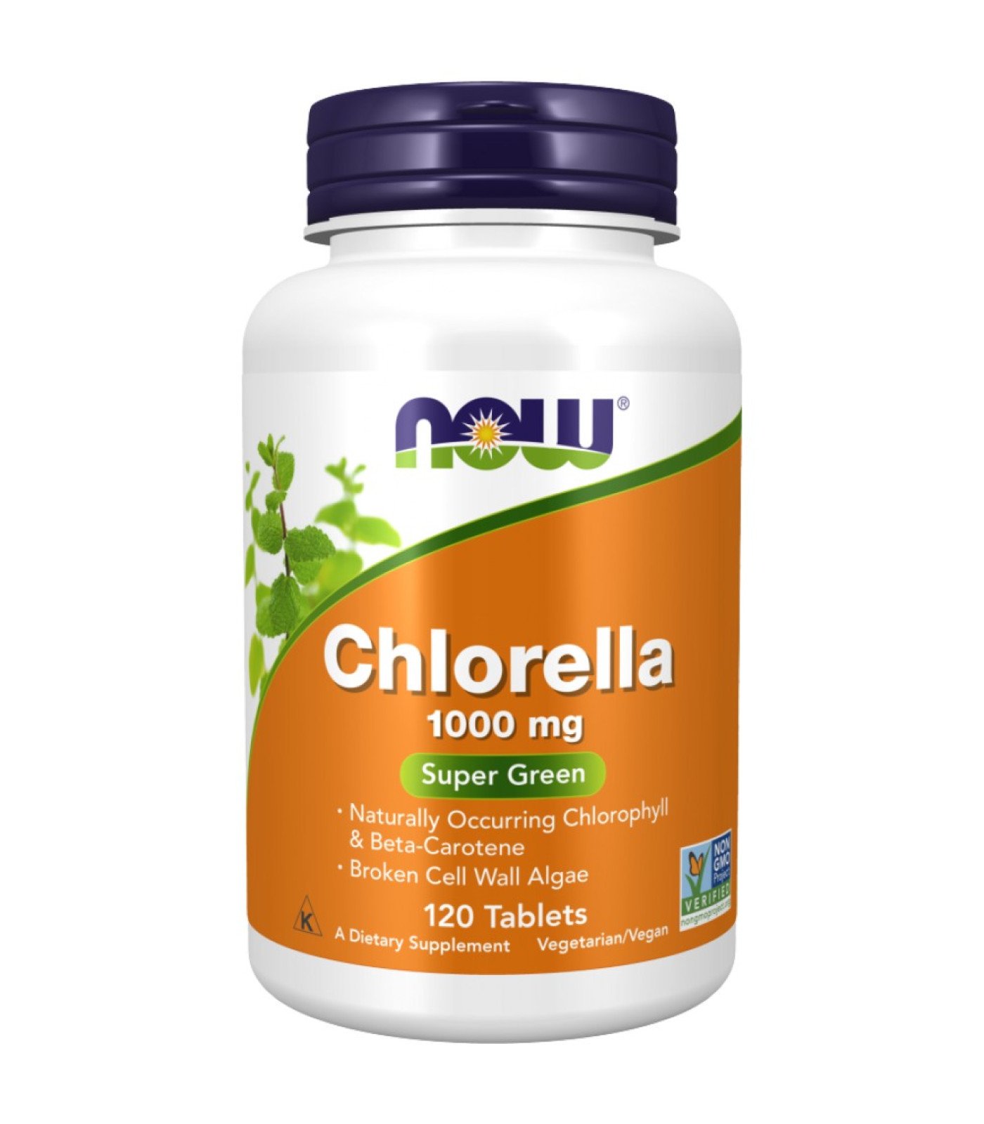 NOW Foods - Chlorella 1000 mg (40 дози)
