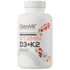 OstroVit - Vitamin D3 2000 + K2 100 mcg (90 дози) / 90 Таблетки