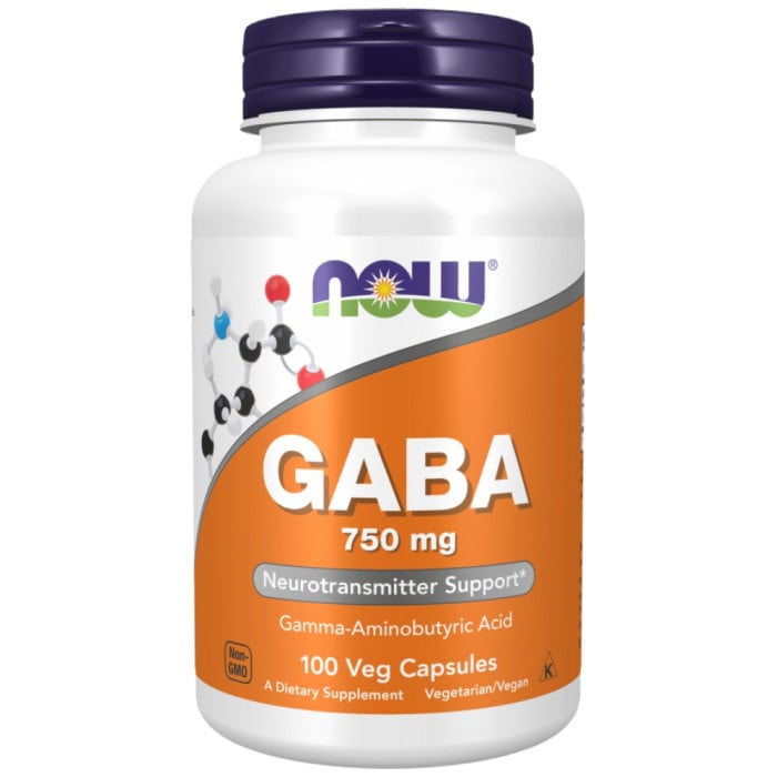 NOW Foods - GABA 750 mg (100 дози)