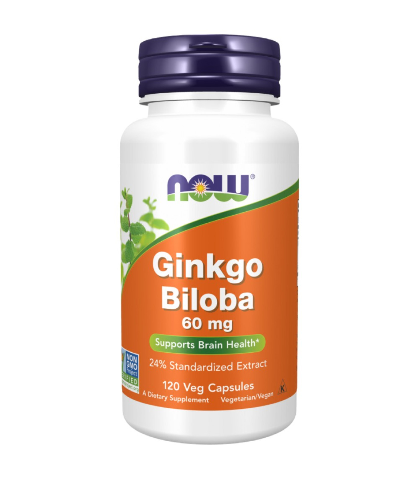 NOW Foods - Ginkgo Biloba 60 mg (120 дози)