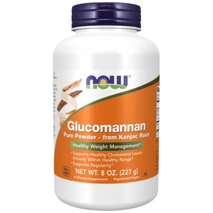NOW Foods - Glucomannan from Konjac Root Pure Powder (114 дози)