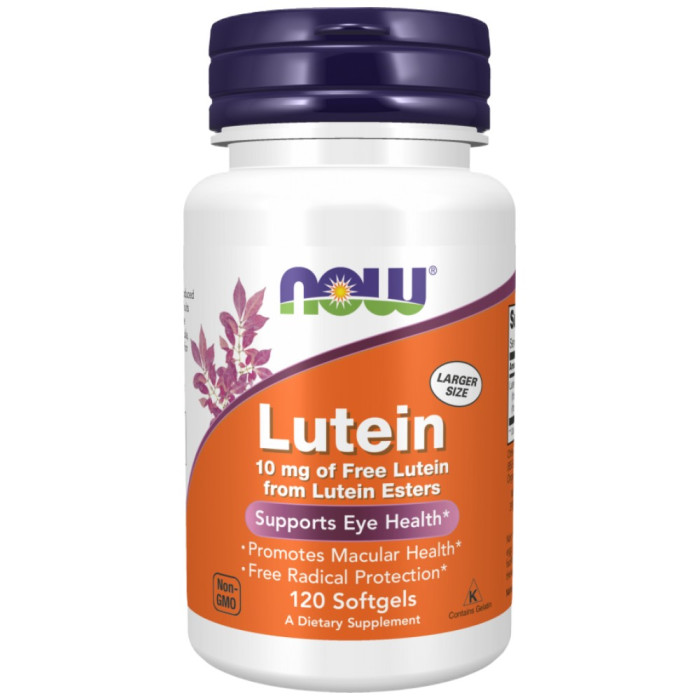 NOW Foods - Lutein 10 mg Esters (120 дози)