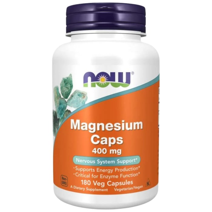 NOW Foods - Magnesium Caps 400 mg (180 дози)