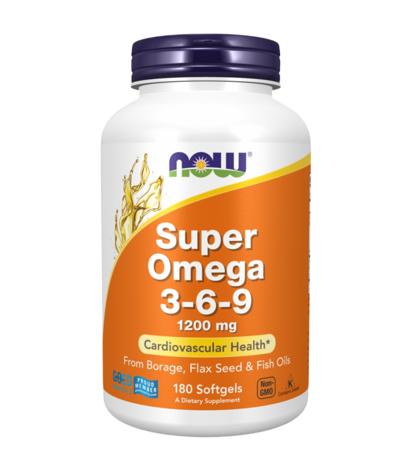 NOW Foods - Super Omega 3-6-9 1200 mg (90 дози)