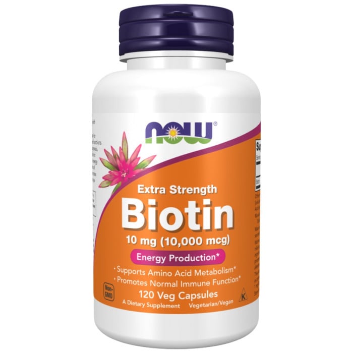 NOW Foods - Biotin 10000 mcg / Extra Strength (120 дози)