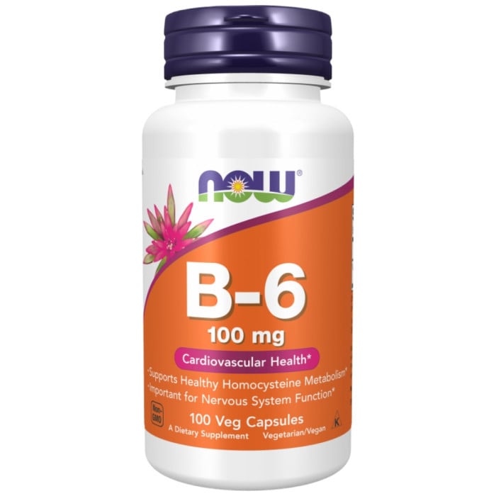 NOW Foods - Vitamin B-6 100 mg (100 дози)