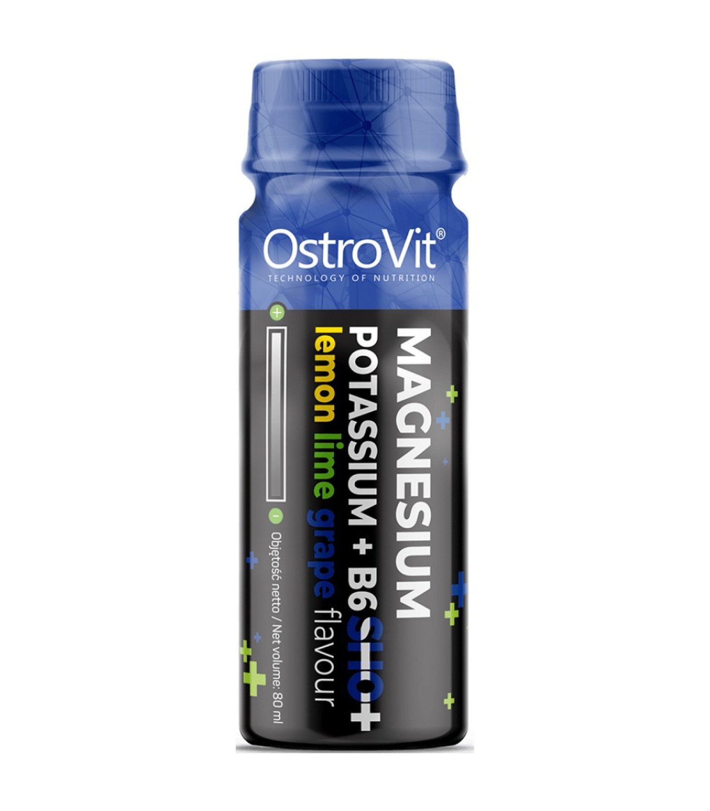 OstroVit - Magnesium Shot / with Potassium + B6 / 80 мл
