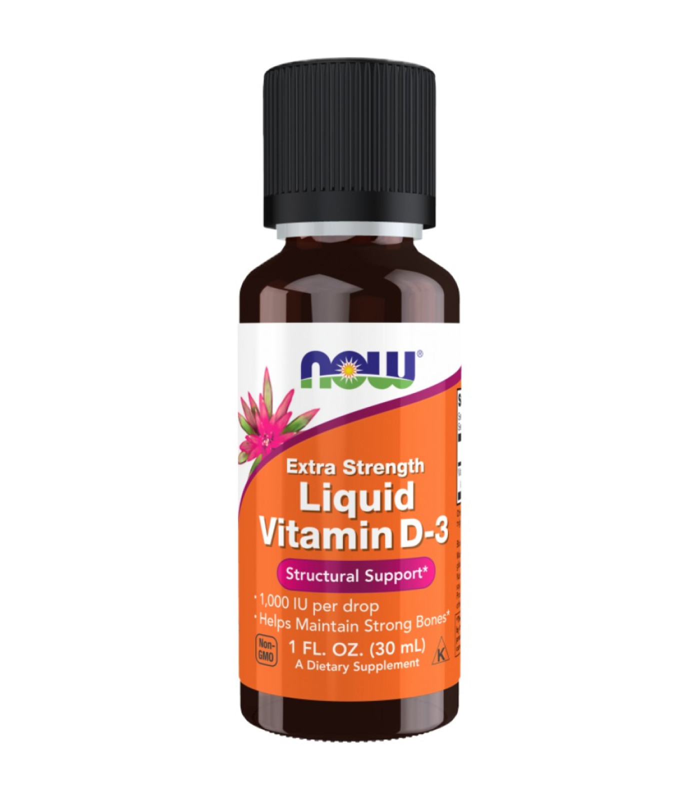 NOW Foods - Liquid Vitamin D-3 / Extra Strength / 1000 IU per drop