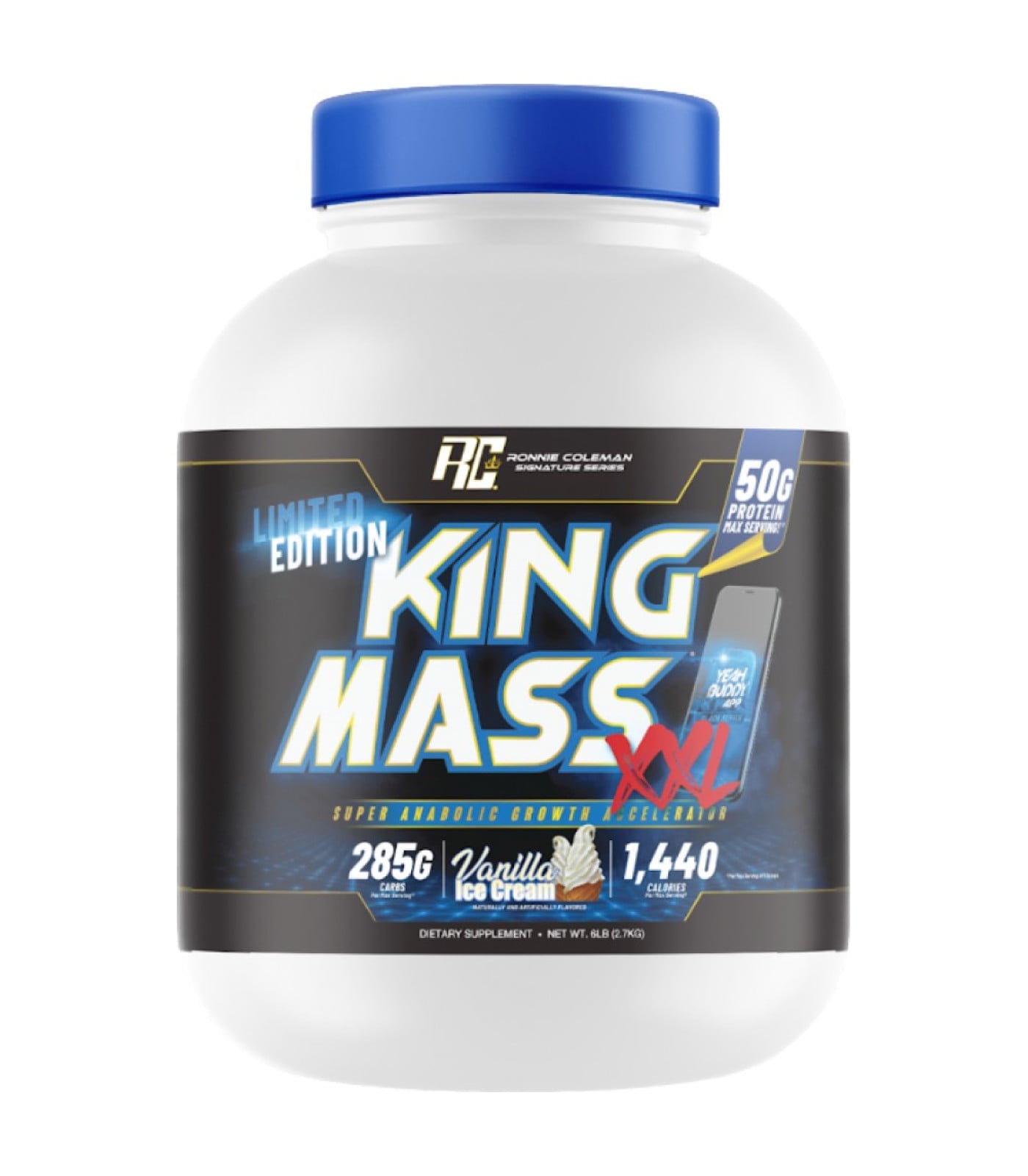 Ronnie Coleman - King Mass XXL Gainer | Super Anabolic Growth Accelerator (22 дози)