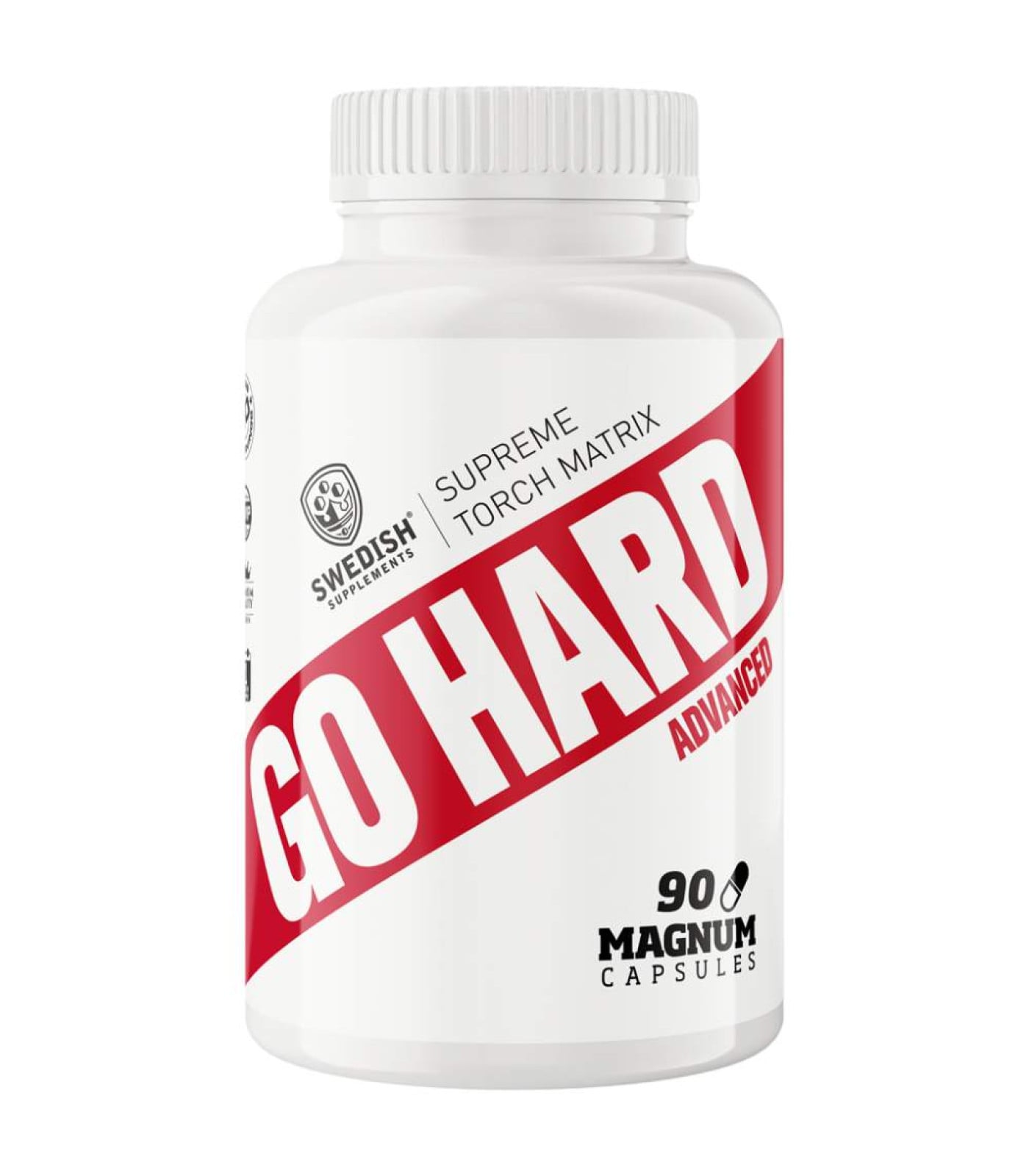 SWEDISH Supplements - Go Hard / Advanced / 90 капсули, 30 дози SWEDISH Supplements - Go Hard / Advanced / 90 капсули, 30 дози