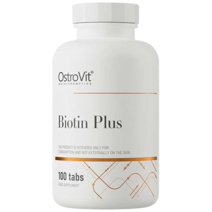 OstroVit - Biotin Plus 2500 mcg / 100 Таблетки, 200 дози
