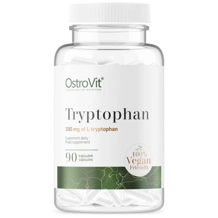 OstroVit - Tryptophan 300 mg / Vege / 90 капсули, 90 дози
