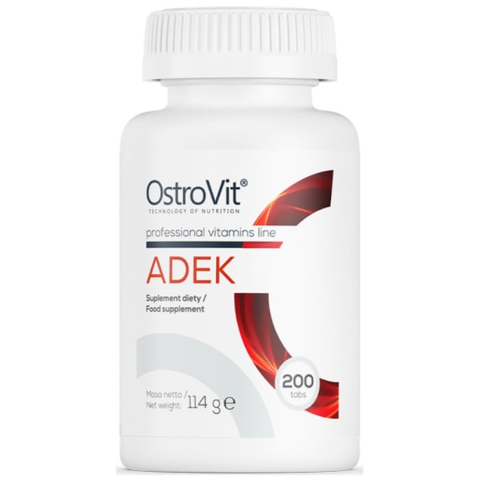 OstroVit - ADEK / Vitamin A + D + E + K (200 дози) / 200 Таблетки