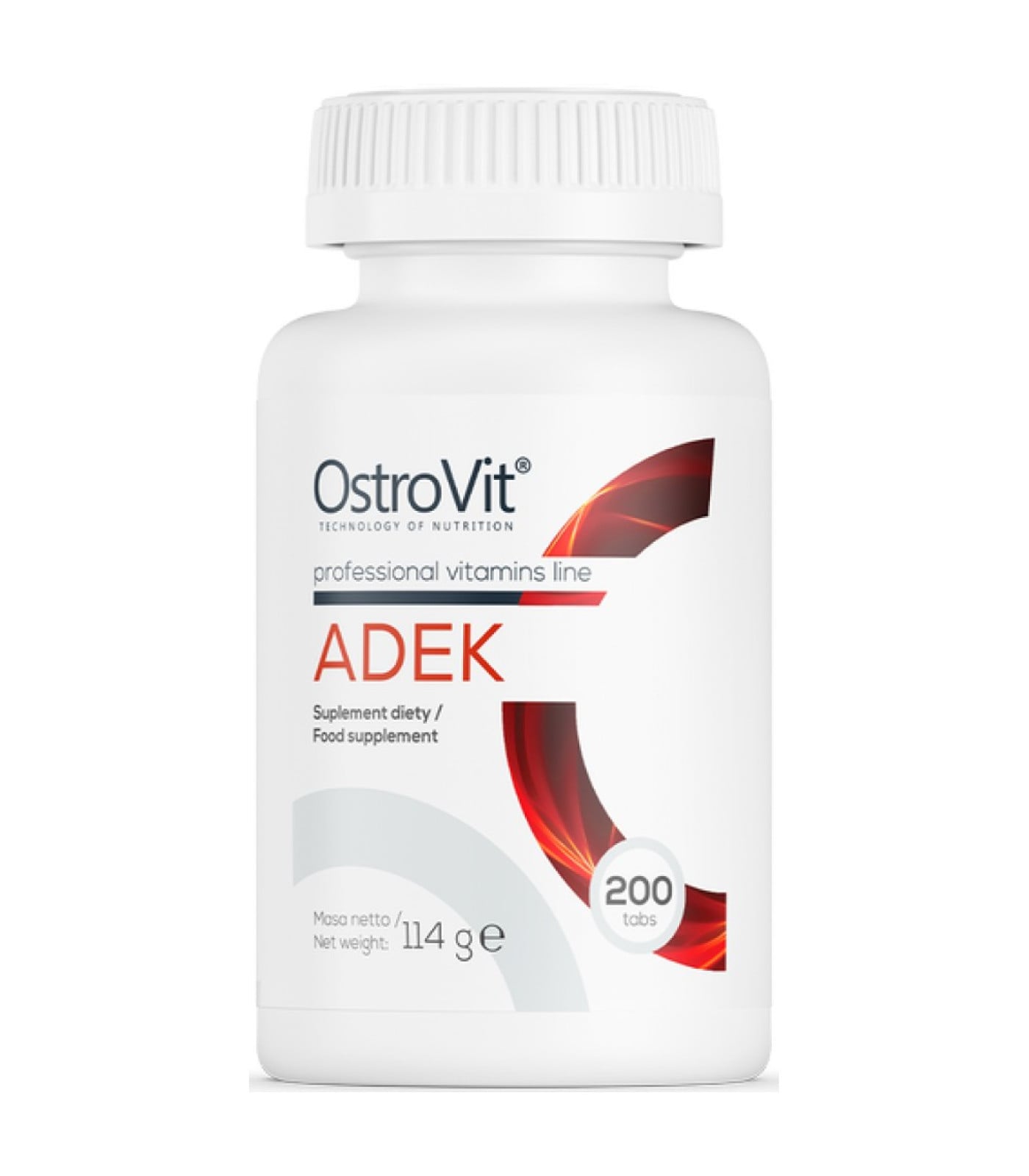 OstroVit - ADEK / Vitamin A + D + E + K (200 дози) / 200 Таблетки