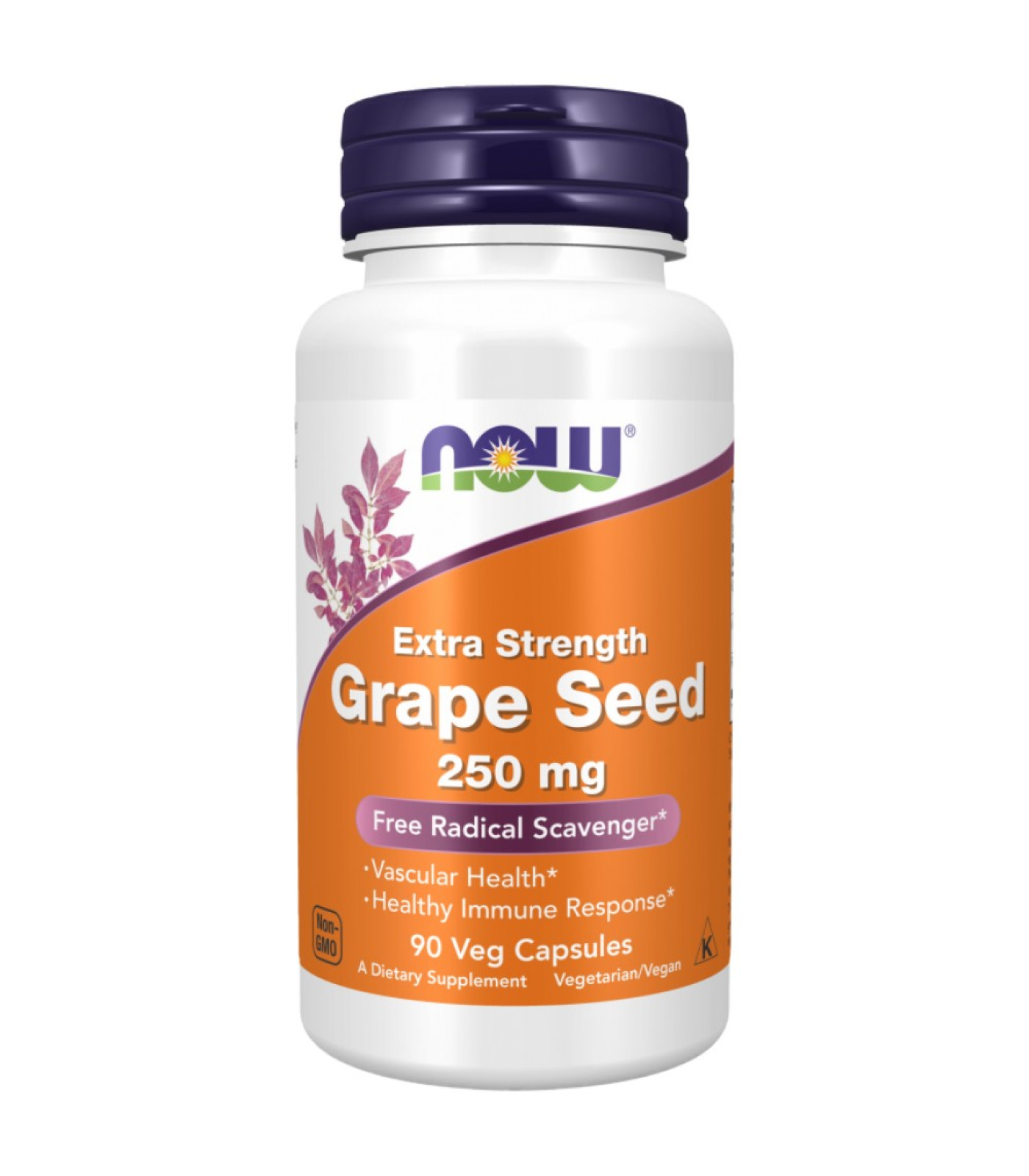 NOW Foods - Grape Seed 250 mg / Extra Strength (90 дози)