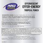 NOW Foods - Effer-Energy / Effervescent Energy (10 дози)