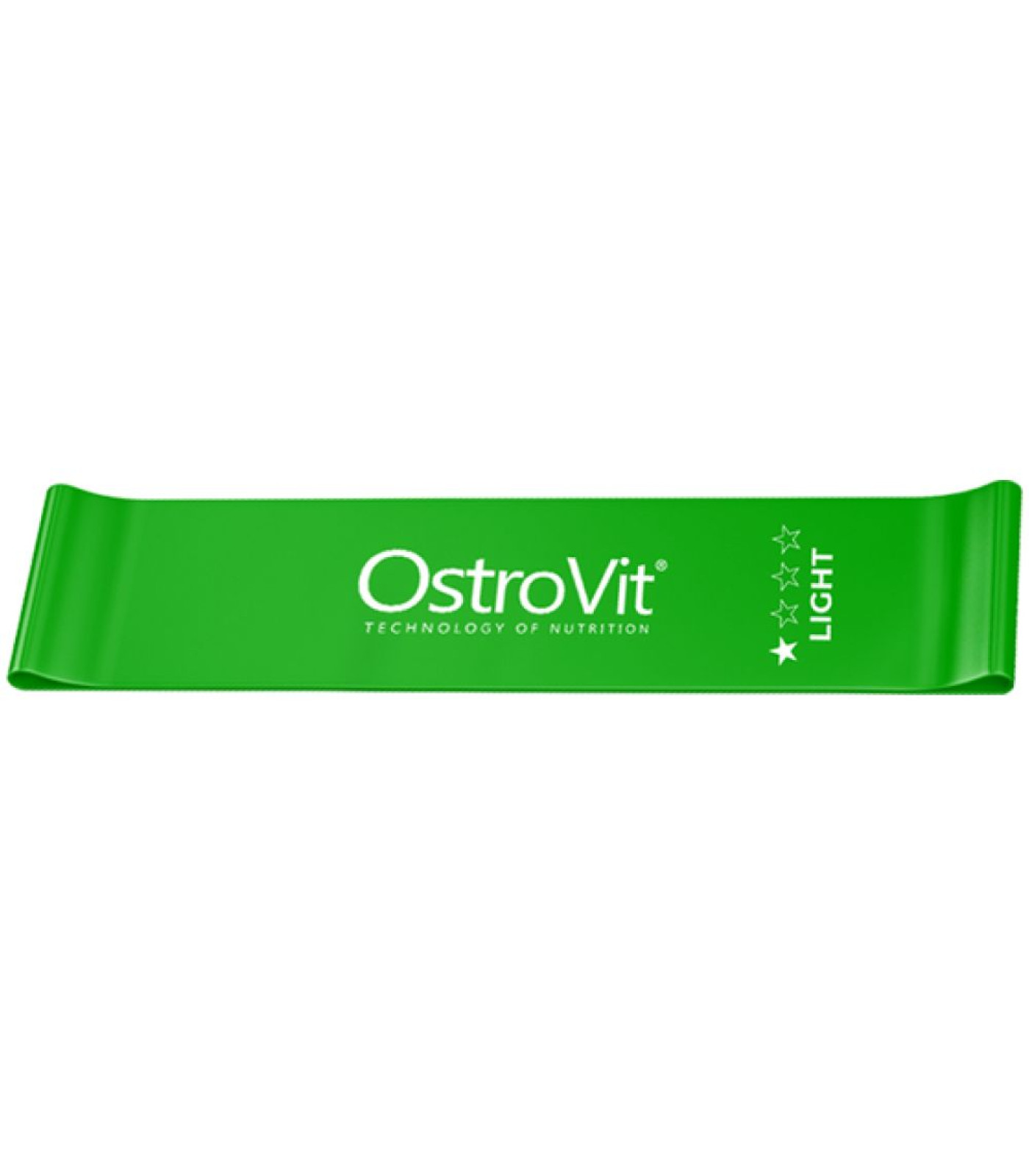 OstroVit - Непрекъснат тренировъчен ластик Light / Зелен