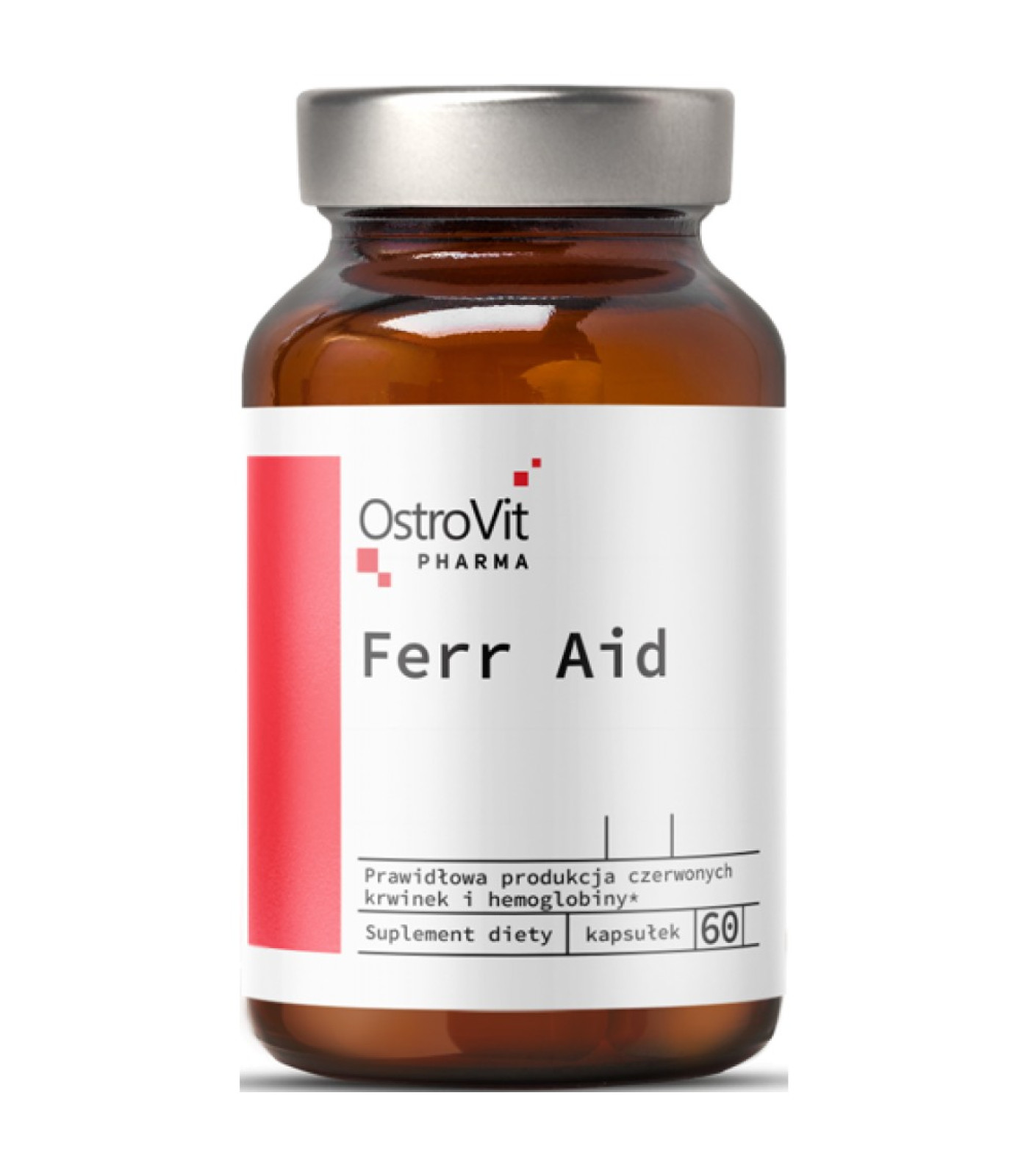 OstroVit - Ferr Aid / Iron Complex / 60 капсули, 60 дози