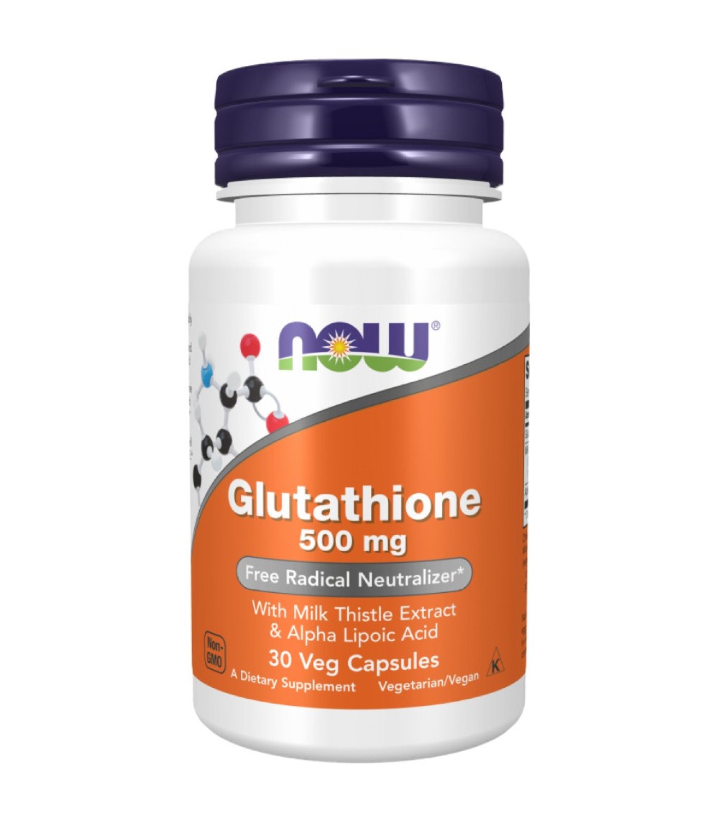NOW Foods - Glutathione 500 mg (30 дози)