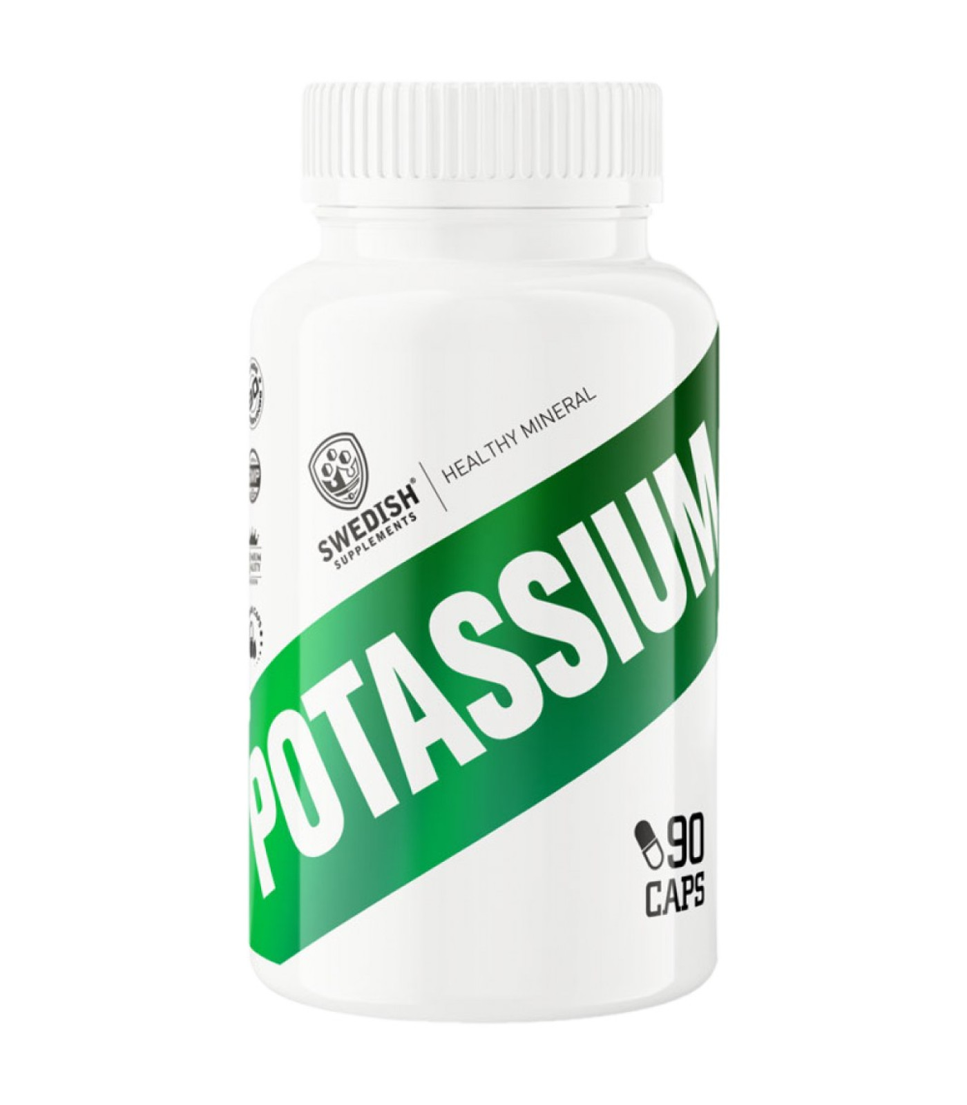 SWEDISH Supplements - Potassium Citrate 166 mg / 90 капсули, 30 дози