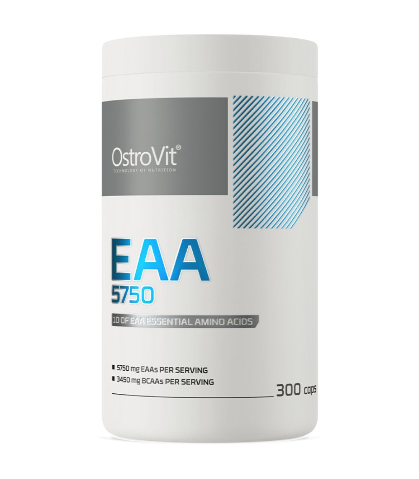 OstroVit - EAA 5750 / Essential Amino Acids / 300 капсули, 60 дози