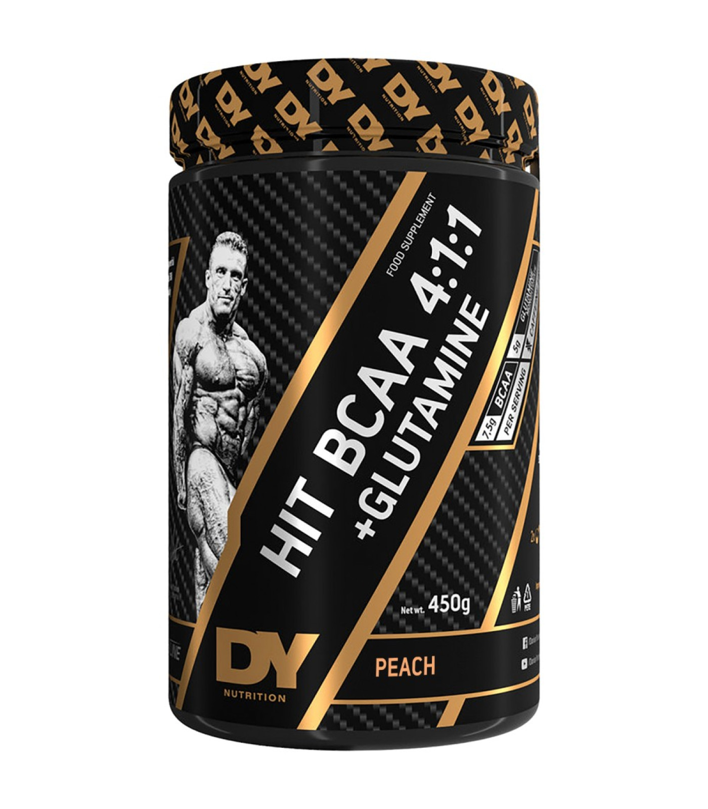 Dorian Yates Nutrition - High Intensity Training BCAA 4:1:1 + Glutamine / 450 грама, 30 дози