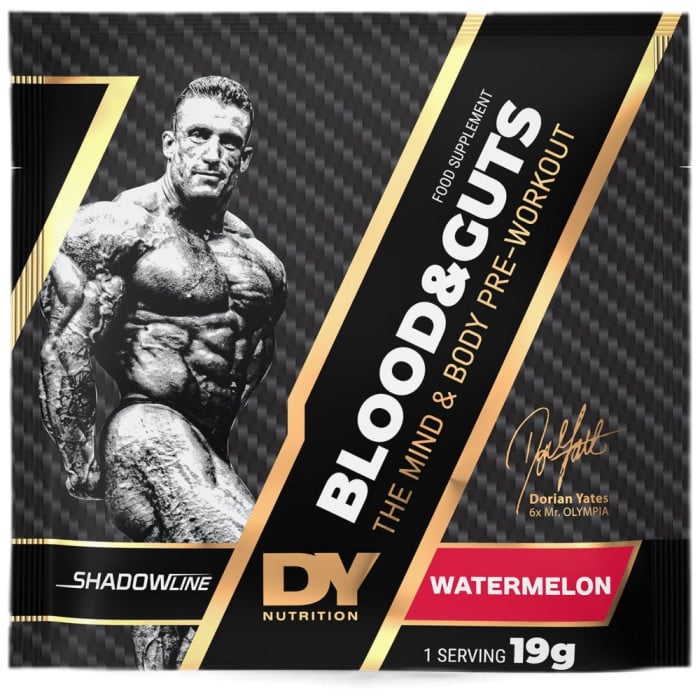 Dorian Yates Nutrition - Blood And Guts Sachets / New Age of Pre-Workout / 19 грама
