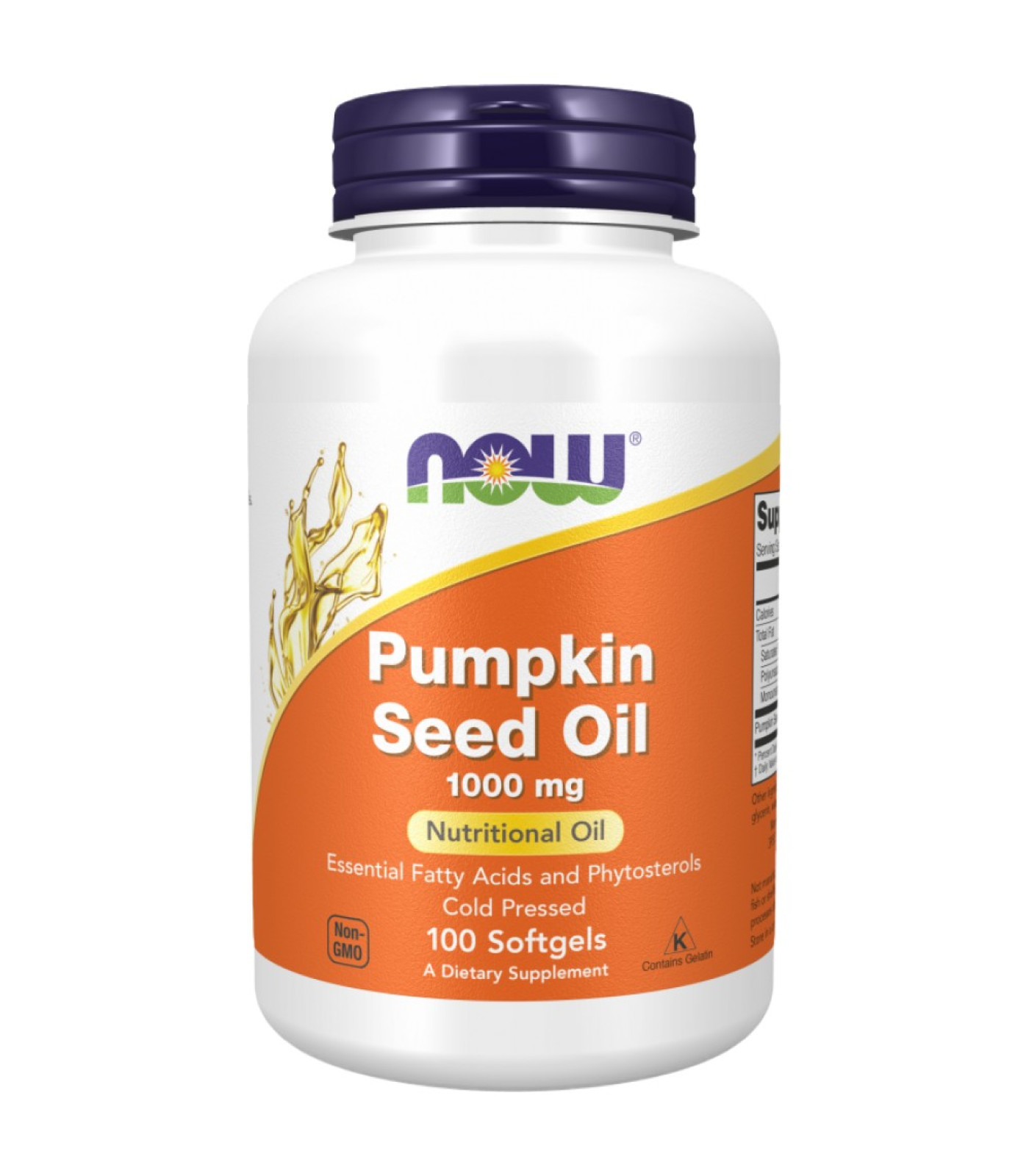 NOW Foods - Pumpkin Seed Oil 1000 mg (50 дози)