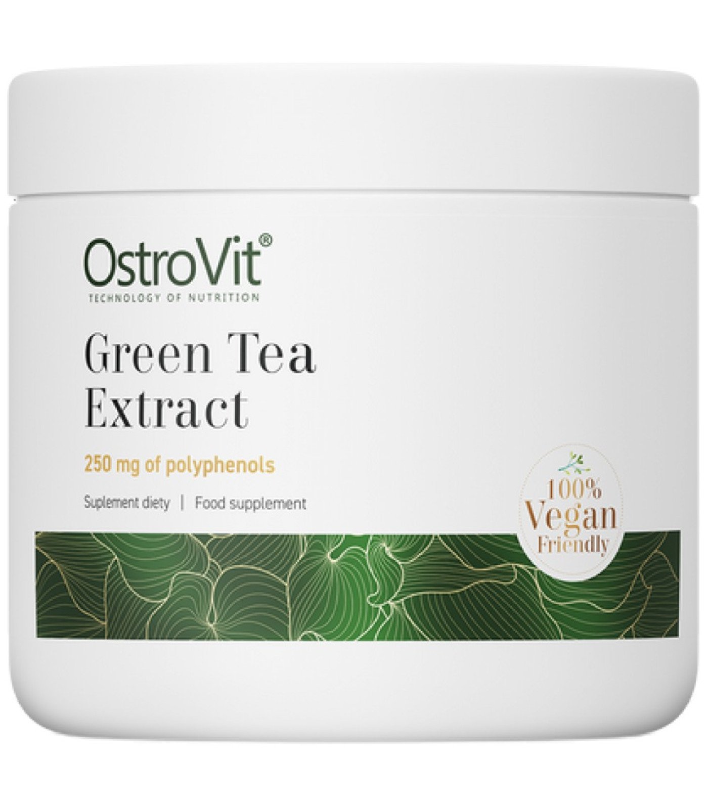 OstroVit - Green Tea Extract / Powder / 100 грама, 200 дози