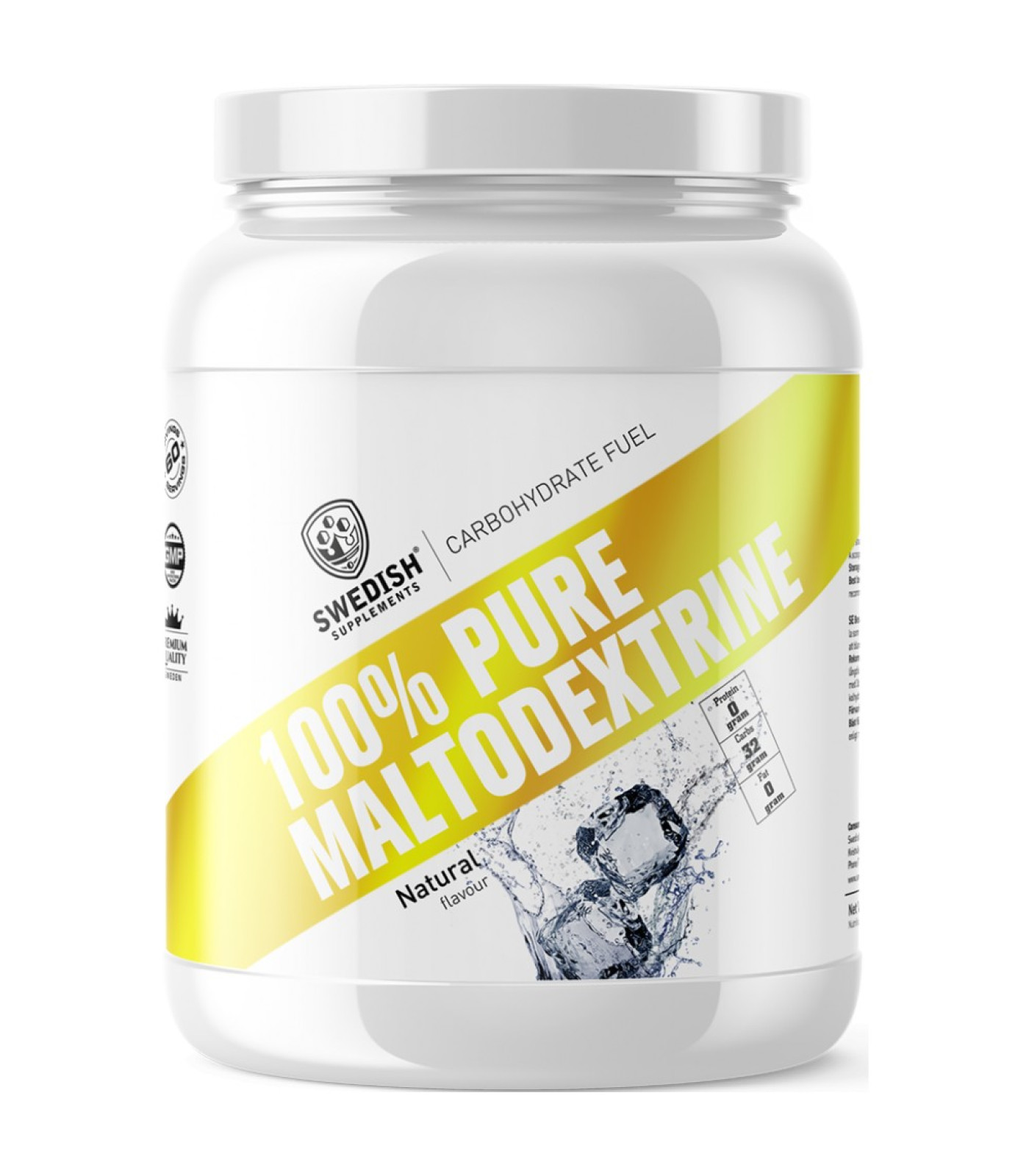SWEDISH Supplements - Maltodextrin / 100% Pure / 3000 грама, 60 дози