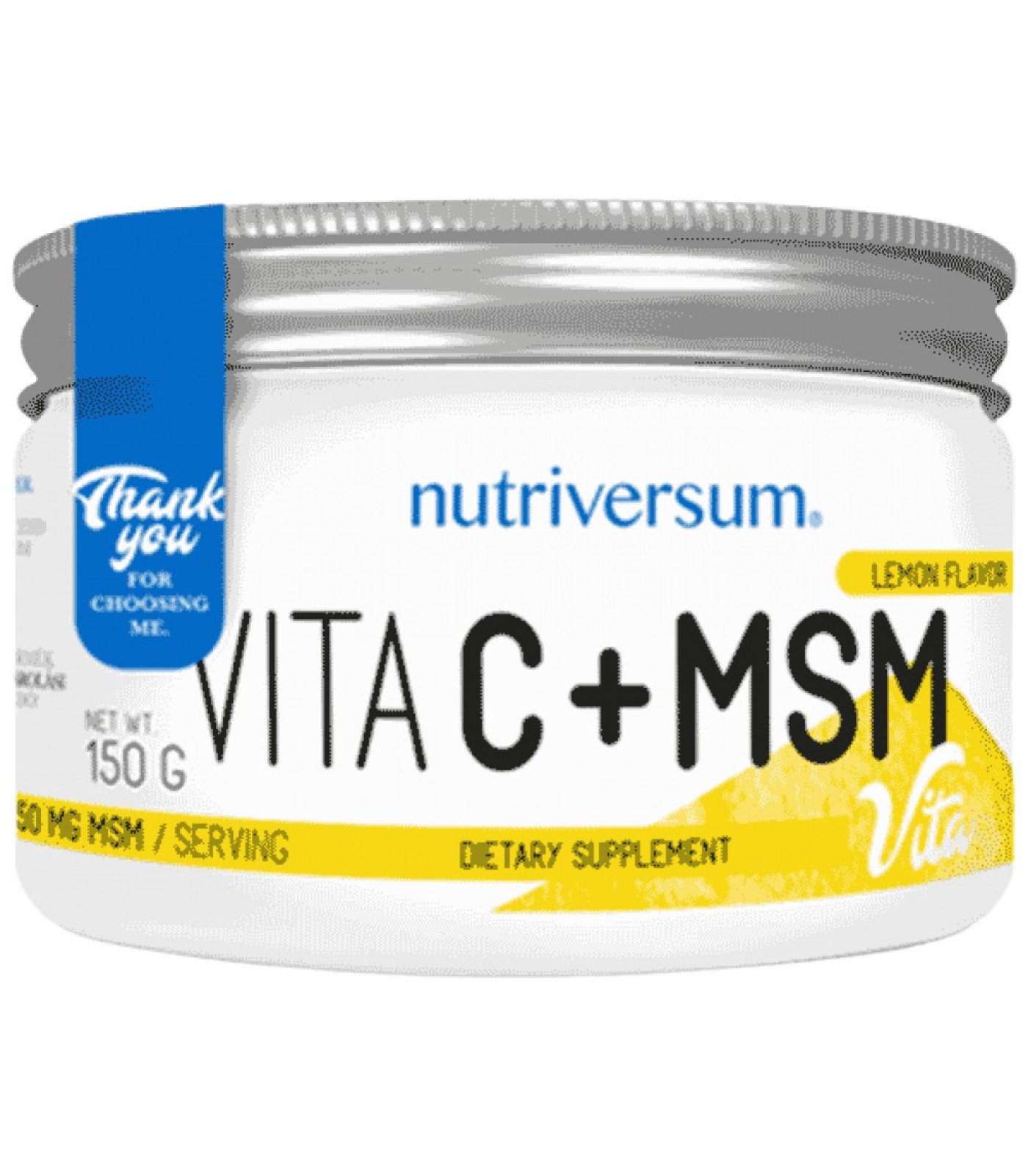 Nutriversum - Vita C + MSM / 150 грама, 75 дози